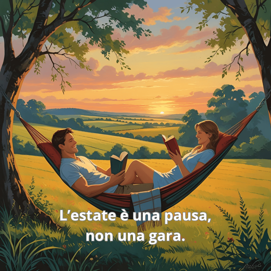 L’estate è una pausa, non una gara.