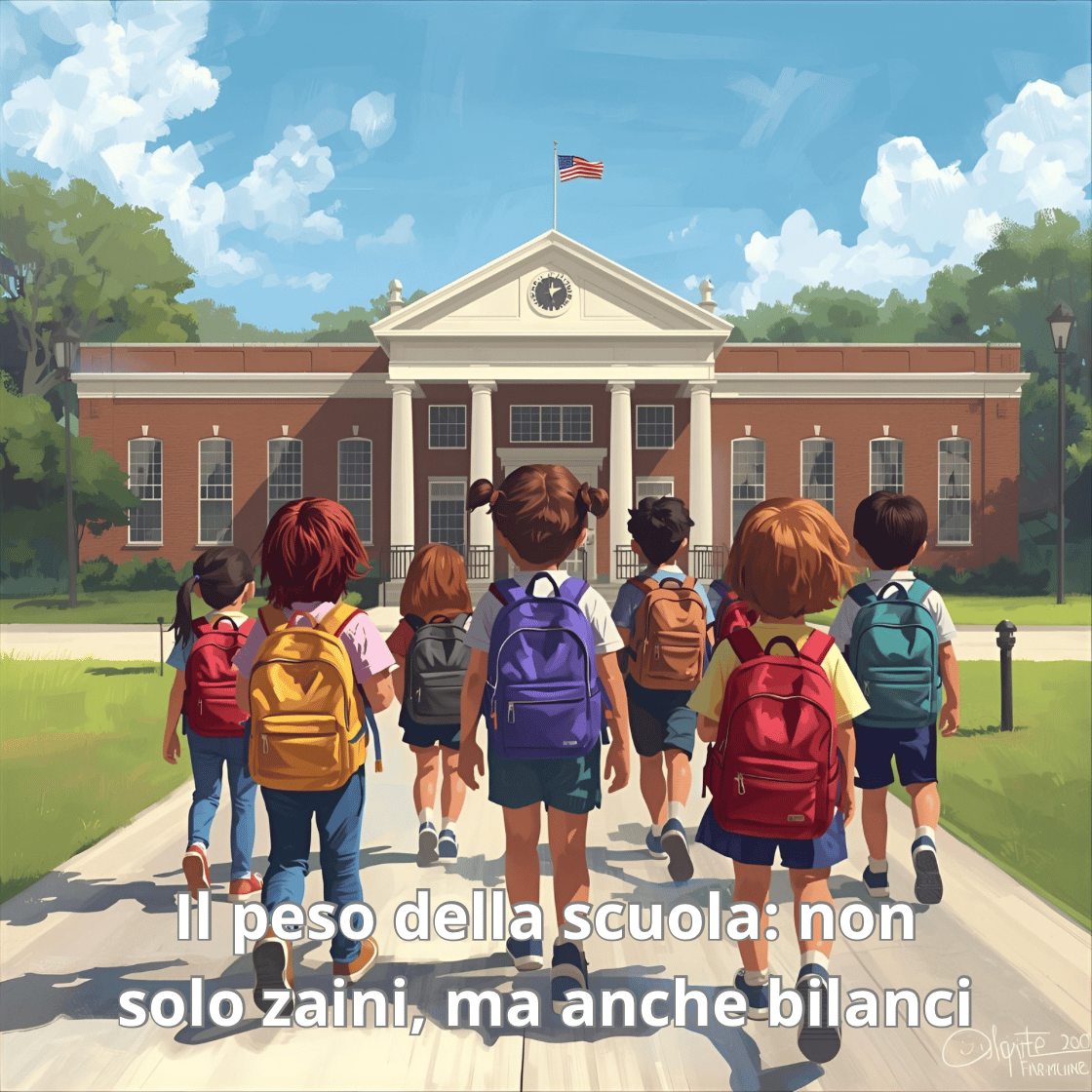 Il peso della scuola: non solo zaini, ma anche bilanci