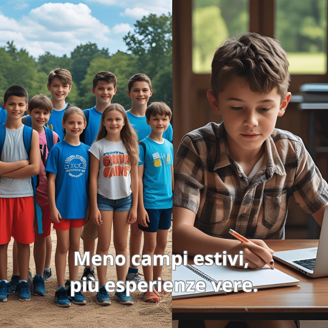 Meno campi estivi, più esperienze vere