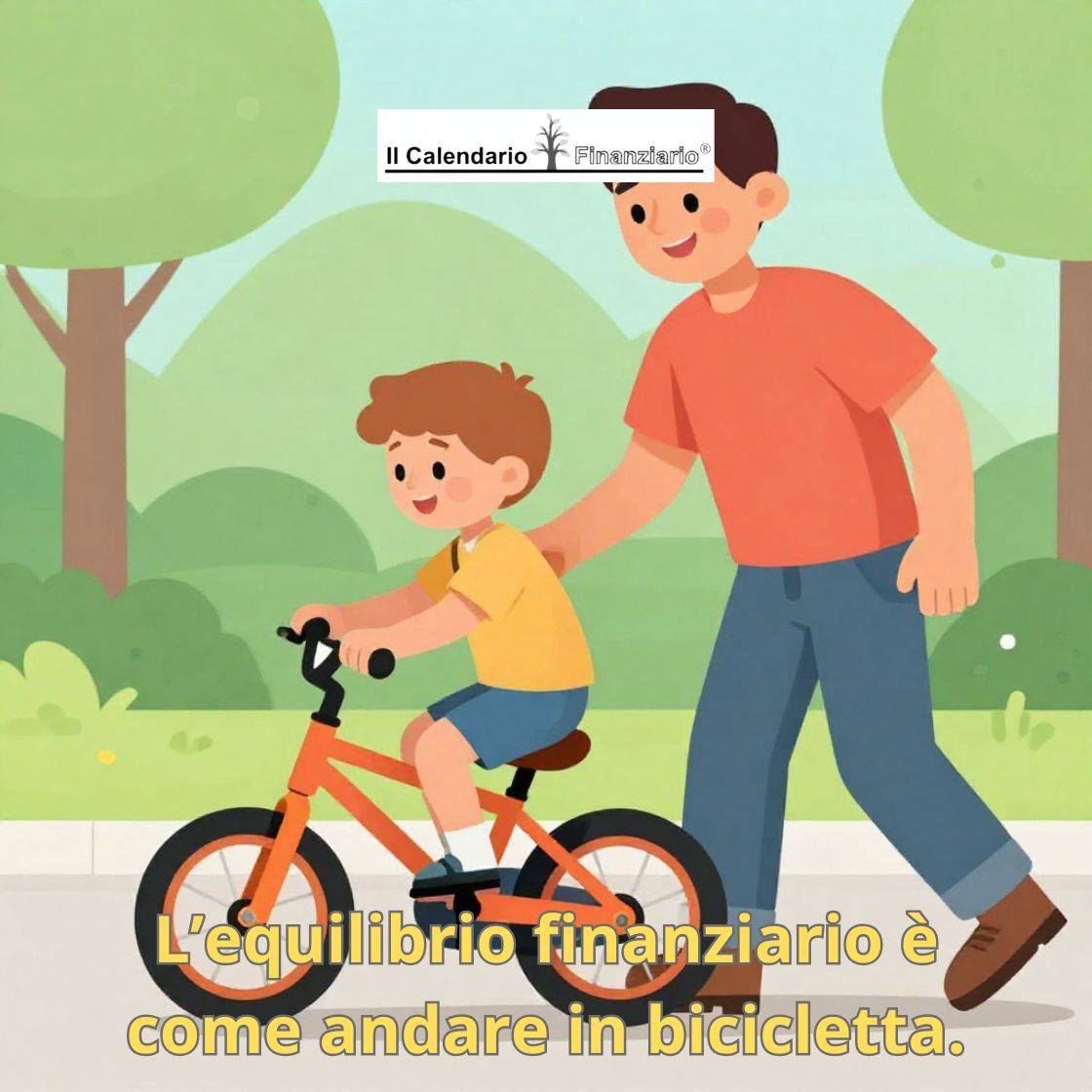 L’equilibrio finanziario è come andare in bicicletta.