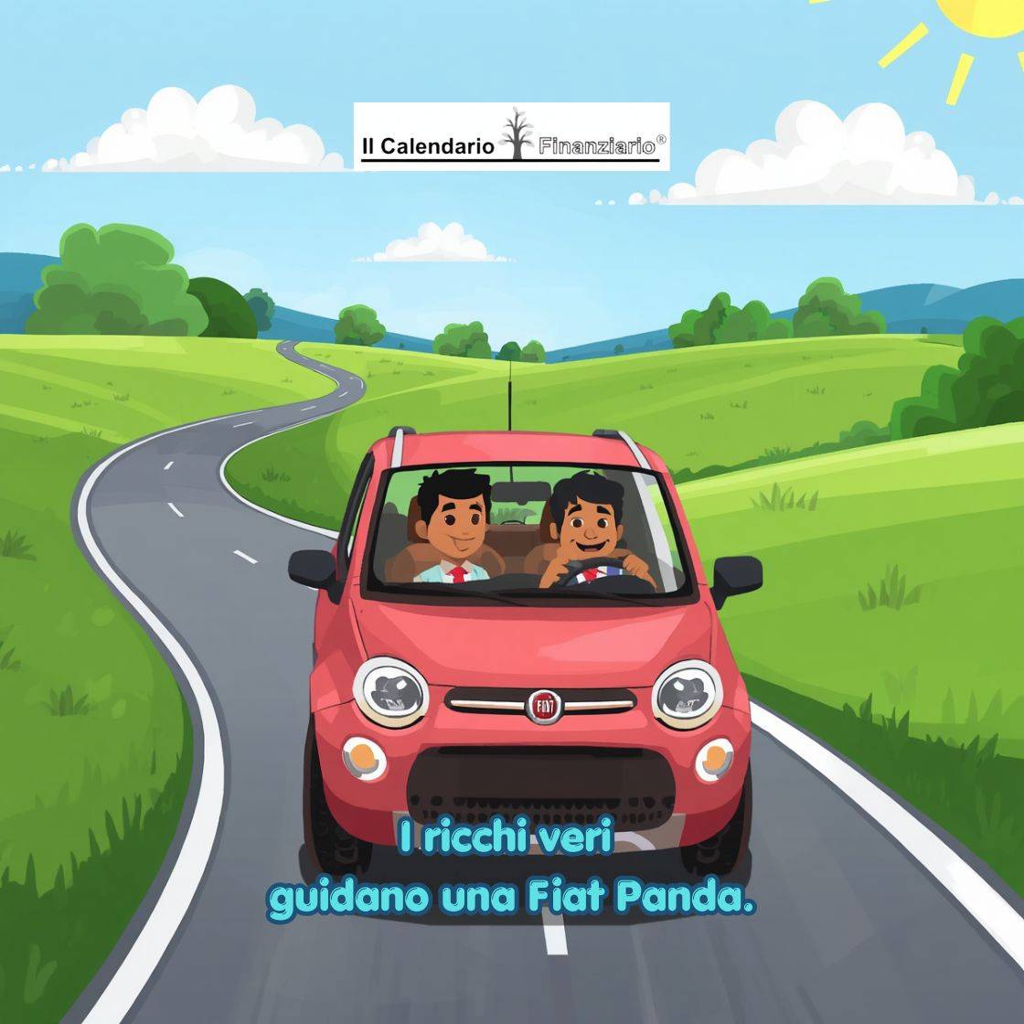 I ricchi veri guidano una Fiat Panda.