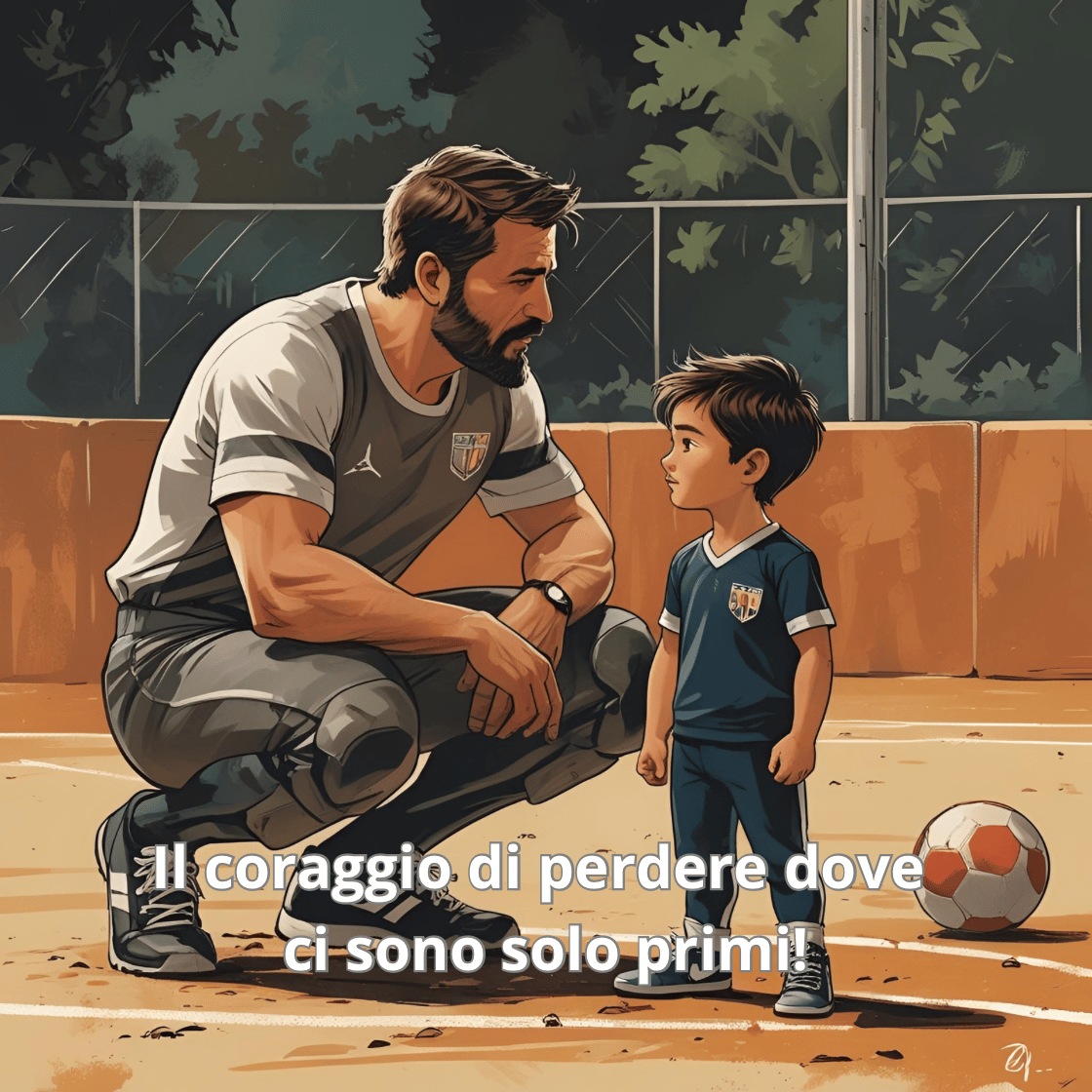 Il coraggio di perdere dove ci sono solo primi.