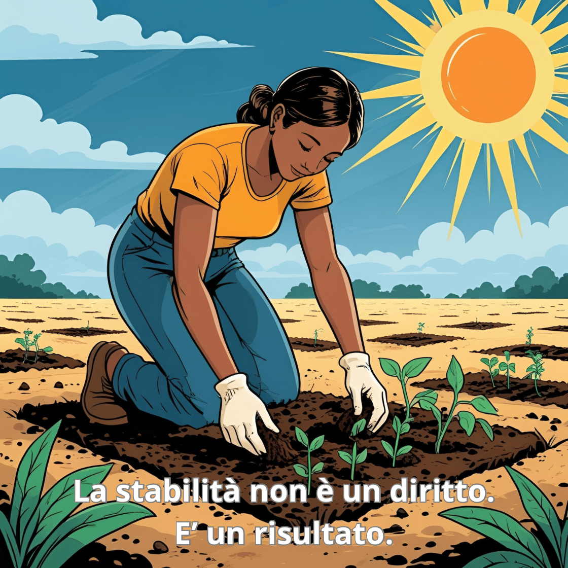 La stabilità non è un diritto. È un risultato.